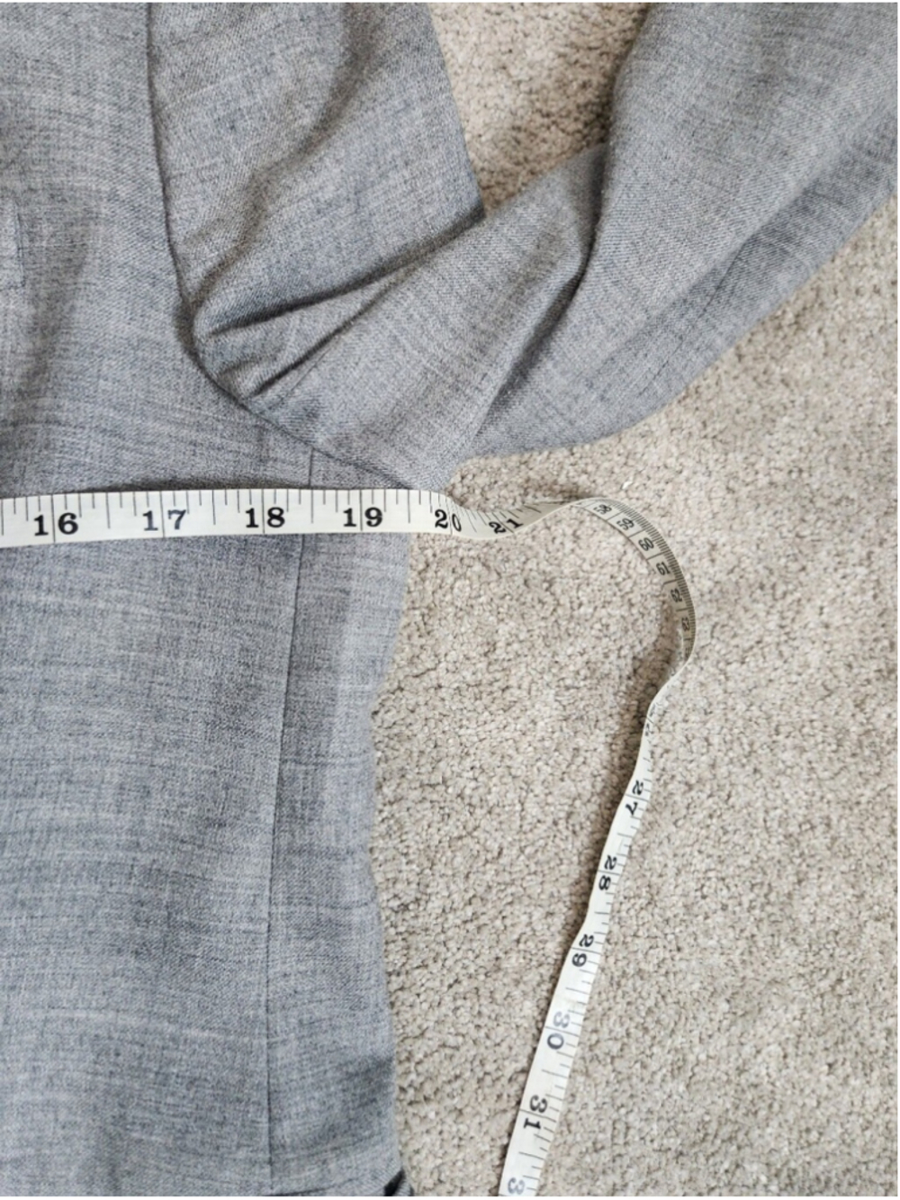 J Crew Lightweight Wool Blend Gray Two Button Blazer Size 12 Prep Preppy Office - Picture 9 of 16